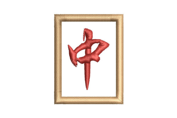 Mahjong Red Tile Embroidery Design Review