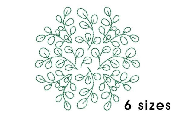 Mandala Branches of Leaves Embroidery Review