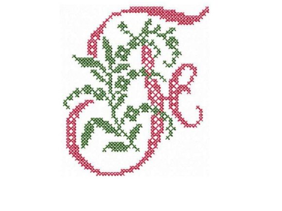 Monogram Letter F: A Boho Cross-Stitch Embroidery Review