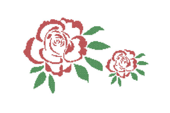 Red Rose for Border: An Embroidery Designer’s Gift Test